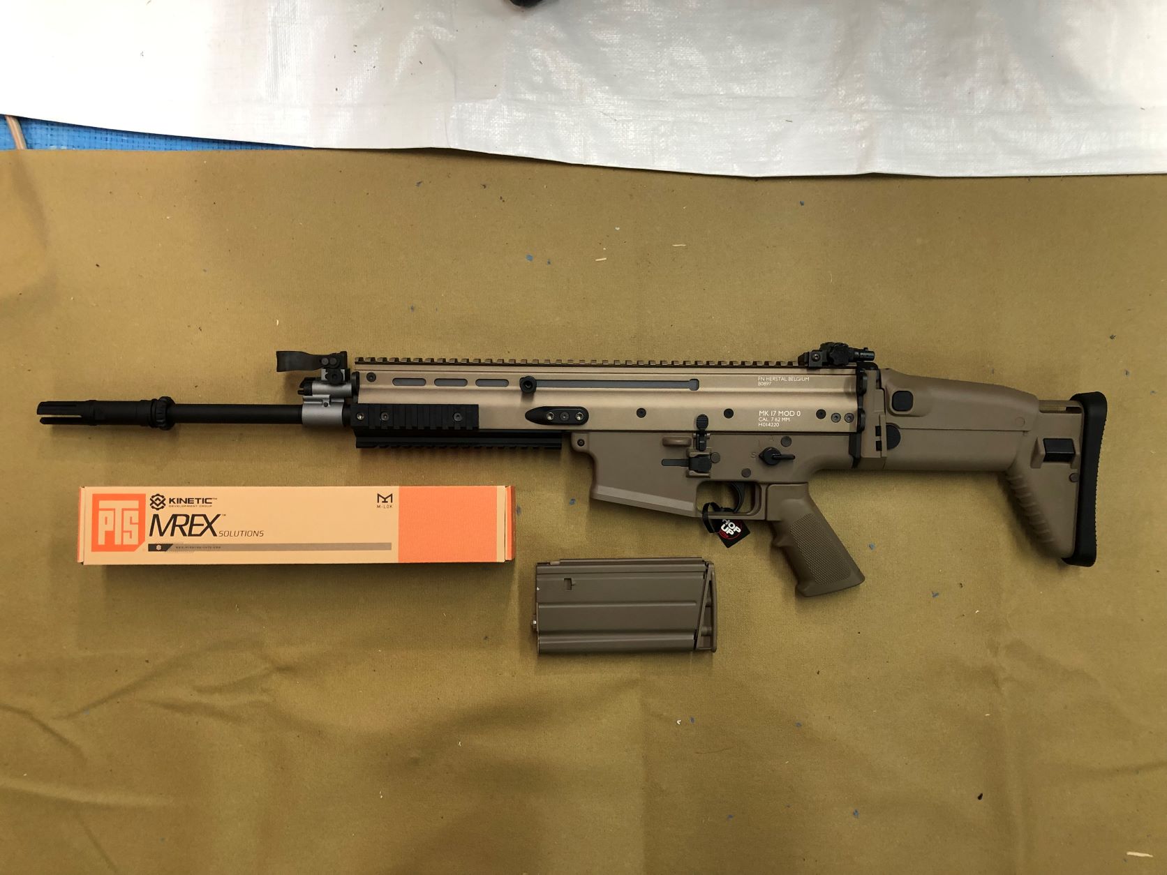 初心者】東京マルイ 次世代SCAR-H FDE 付属品 複数カスタムパーツ付