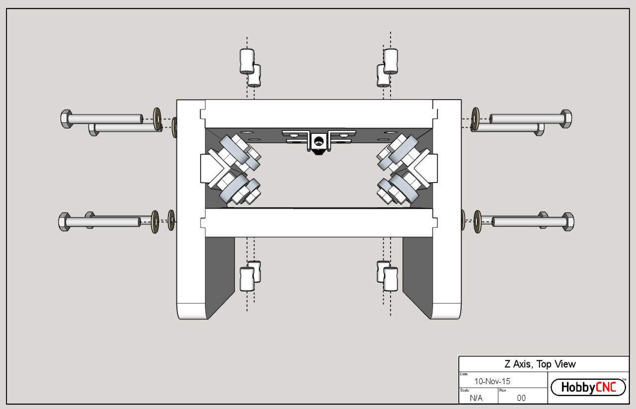 DIY CNC Router Z Axis | WoodWorkerB