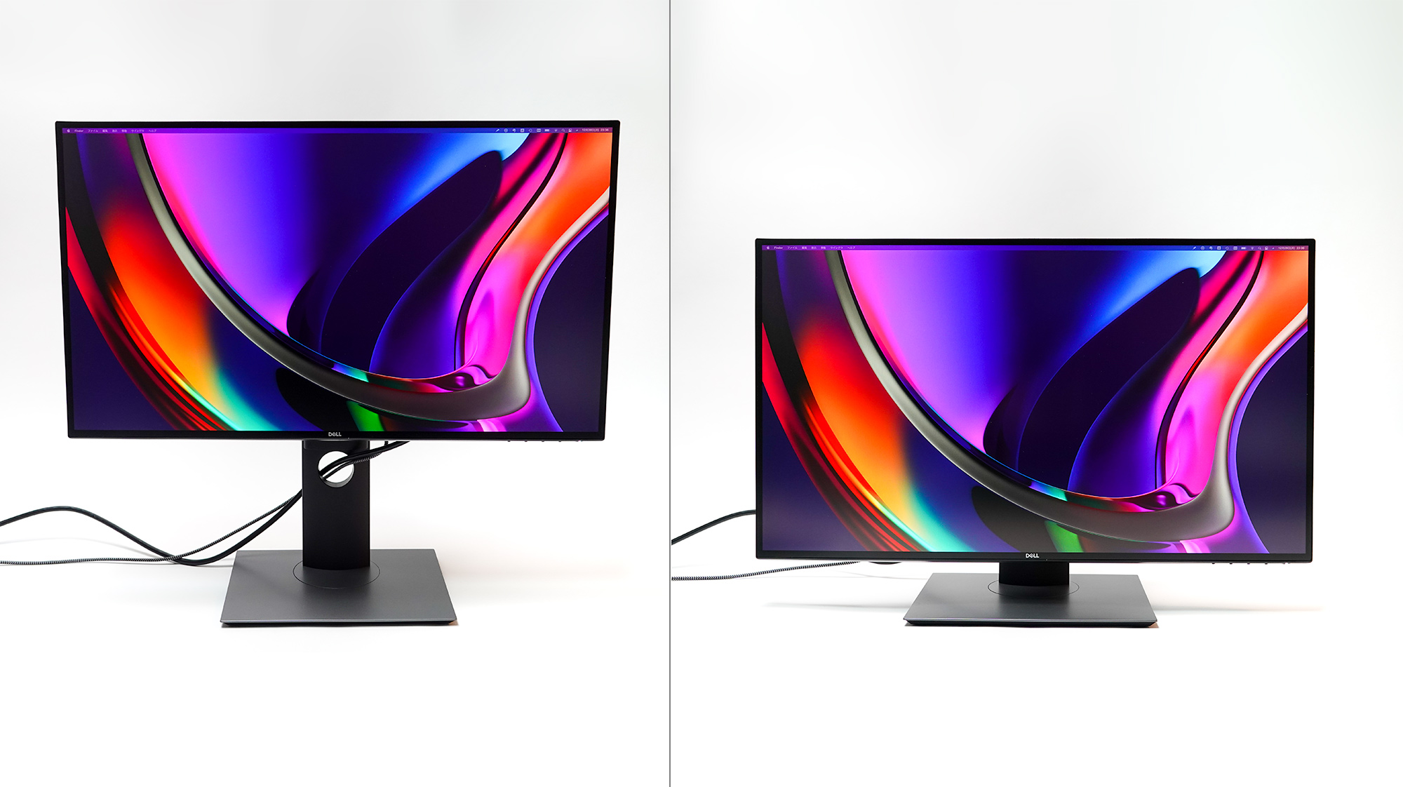 めずらしい25インチというベストサイズ！WQHDの高精細と美しい色合いを