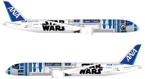 Coming in the fall: ANA to introduce a R2-D2 Star Wars Boeing 787
