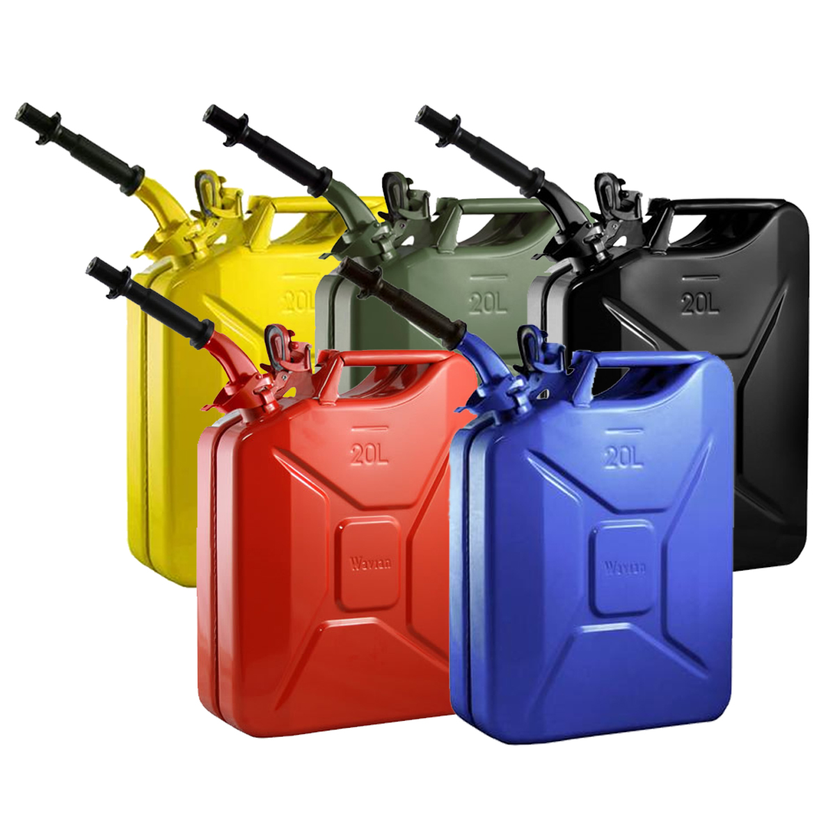 Wavian NATO Military Steel Jerry Can – 20L/5.3 Gallon – Badlands 4