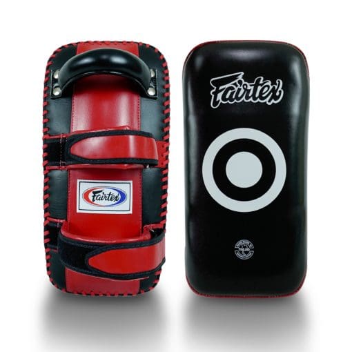 Fairtex キックミット 赤と黒 Fairtex キックミット 白黒赤 Amazon