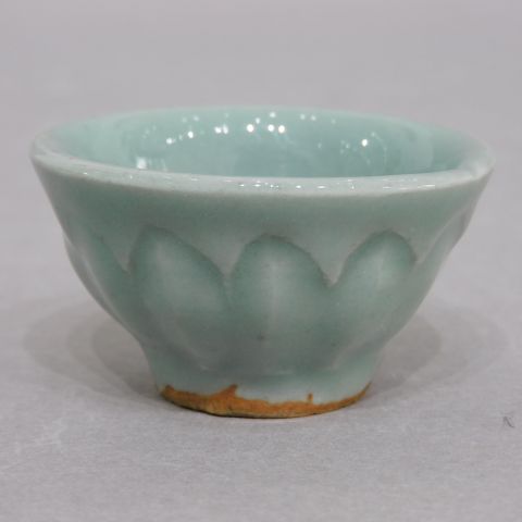 河井寛次郎 青磁盃 KAWAI KANJIRO Sake-cup,celadon 田島美術店AOYAMA