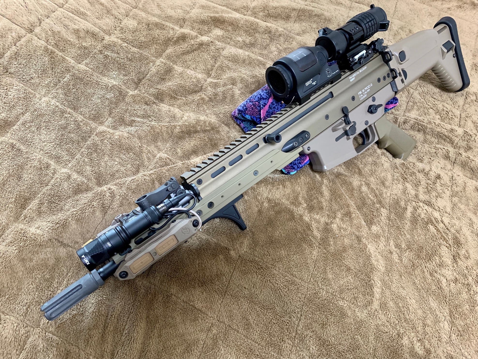 東京マルイ 次世代電動ガン SCAR-L（mrexハンドガードカスタム） PTS