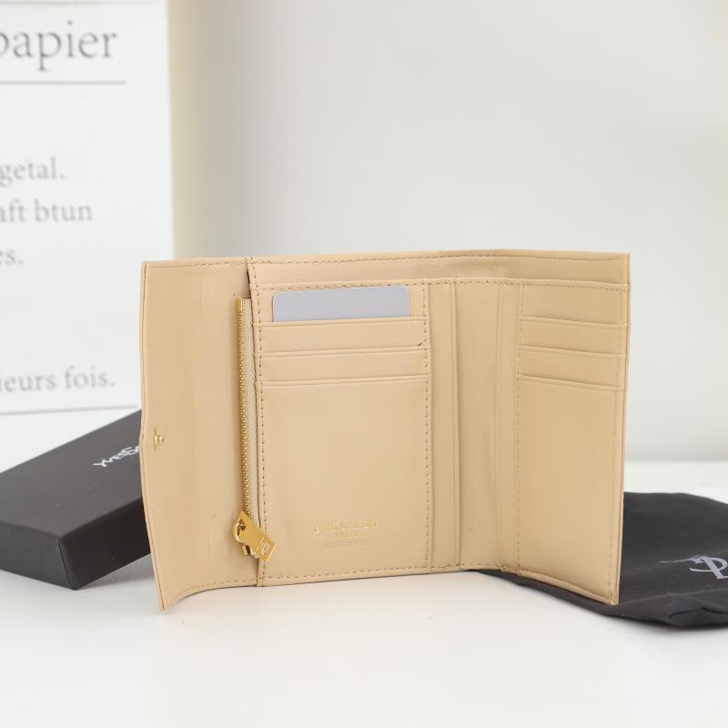 Saint Laurent サンローラン 三つ折り財布 財布 レディース モノグラム