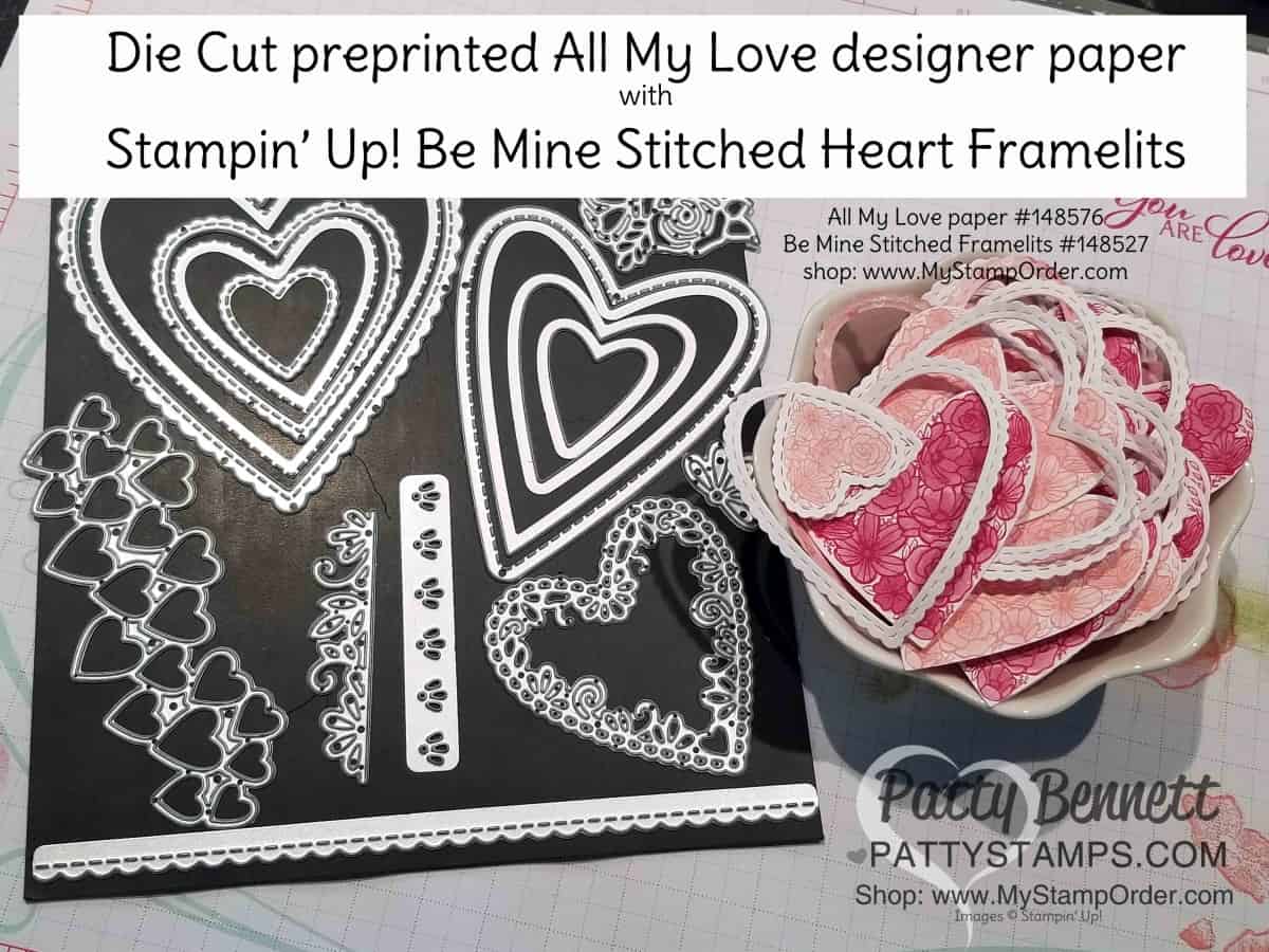 Be Mine Stitched Heart Framelits for Valentine's Day