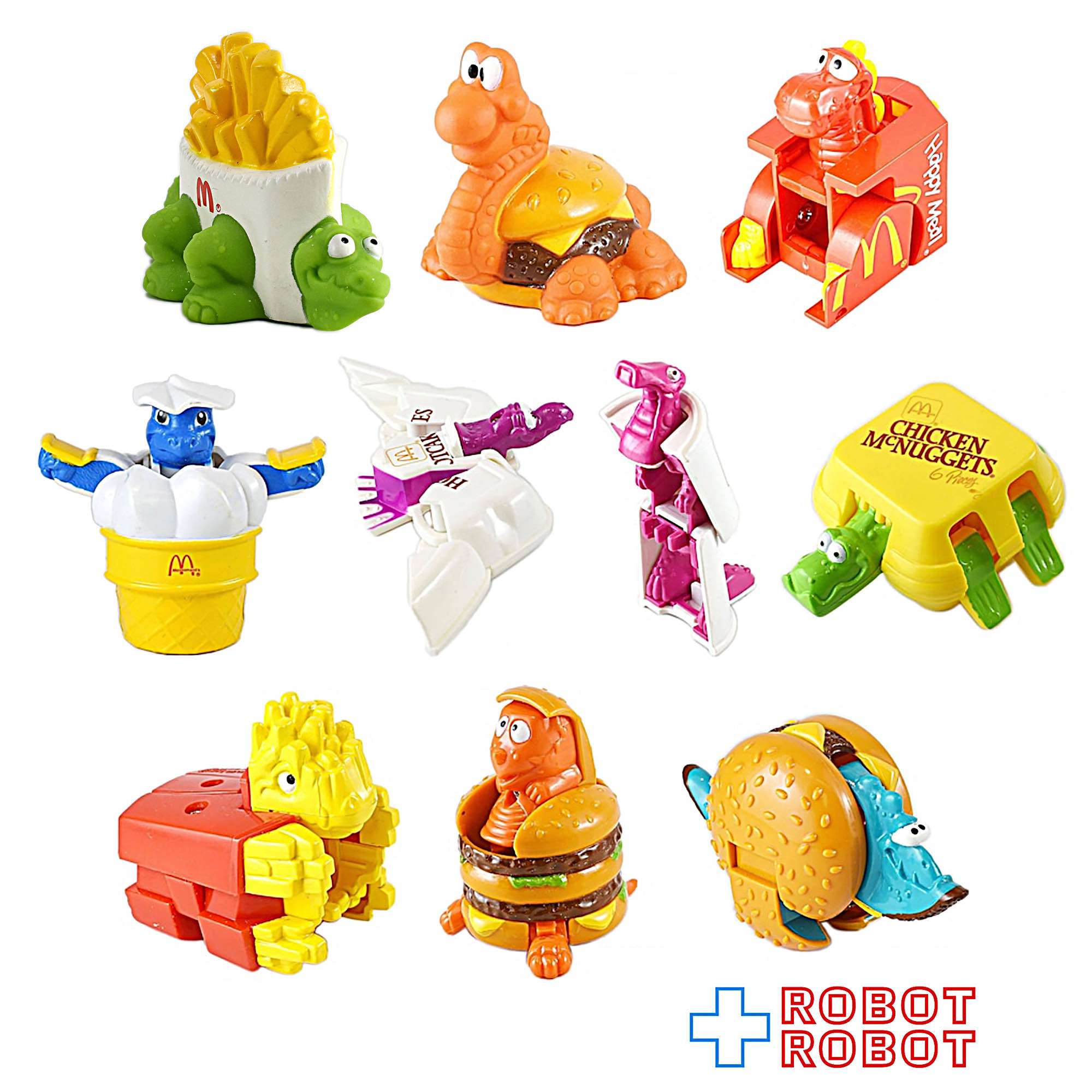 マクドナルド 変身 マックロボ ？ 10体セット マクドナルド 変身