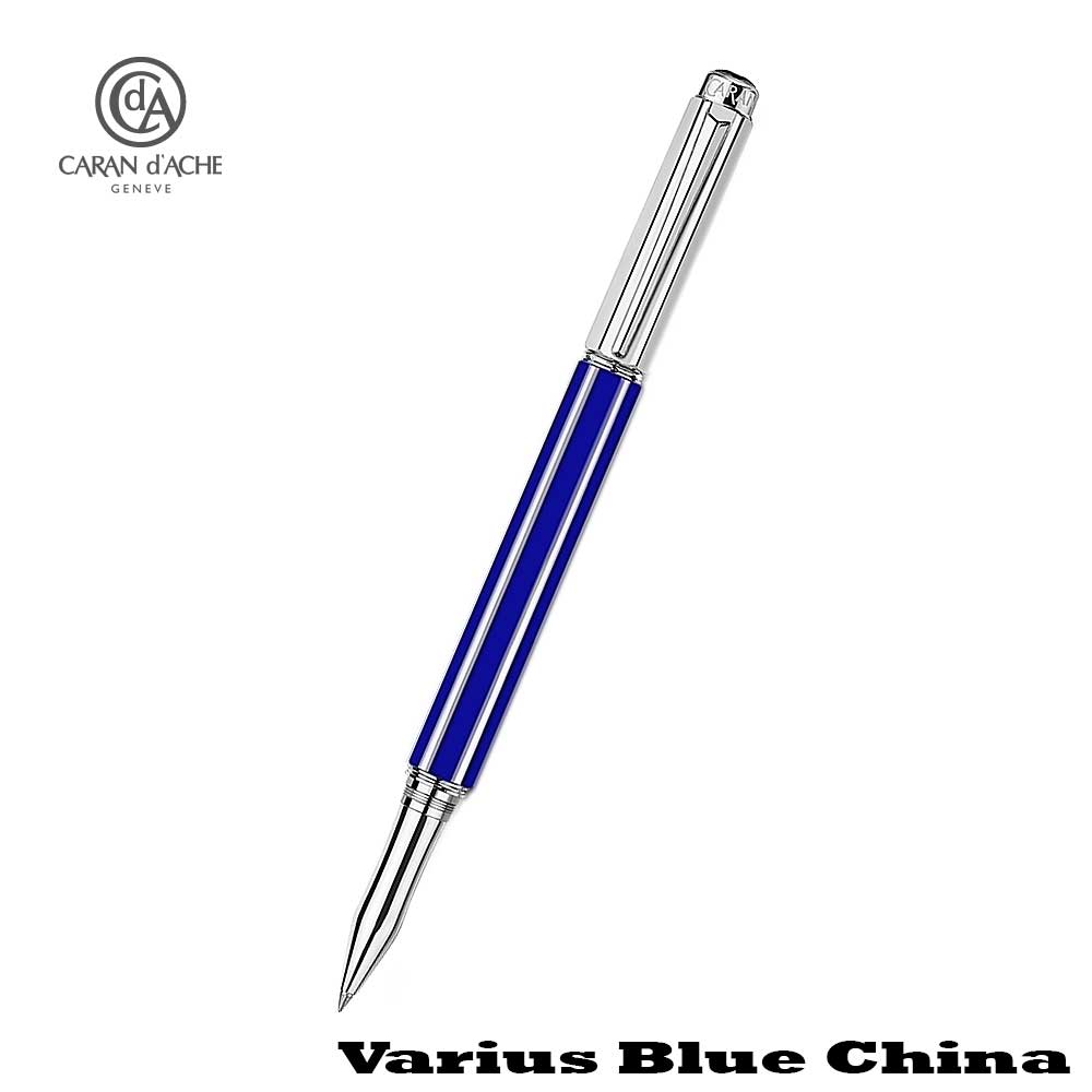 Caran d'Ache Blue China Pen - ready to ship from TheInkflow.com