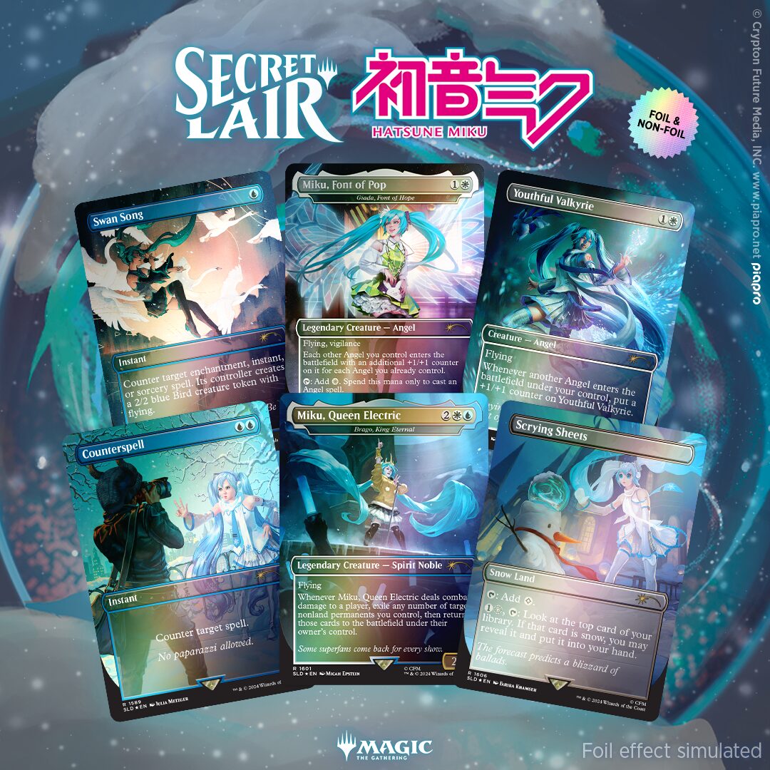 Secret Lair x Hatsune Miku 春夏秋冬 英語版 Secret Lair x Hatsune