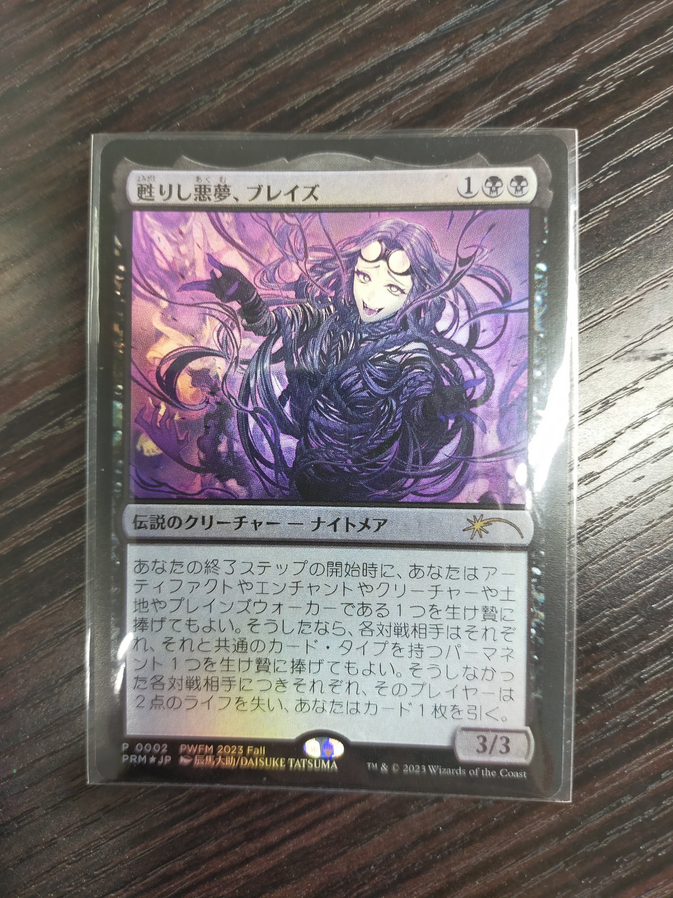 MTG ヴェールのリリアナ・甦りし悪夢、ブレイズ セット スリーブ