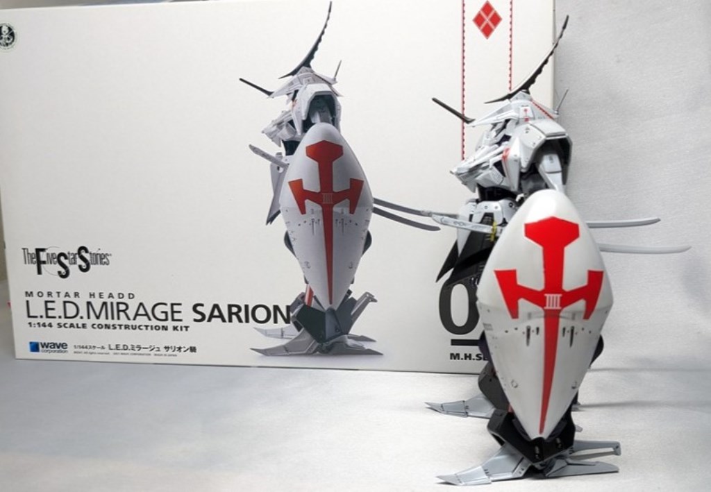 wave 1/144 LEDミラージュ サリオン騎レビュー（ファイブスター物語