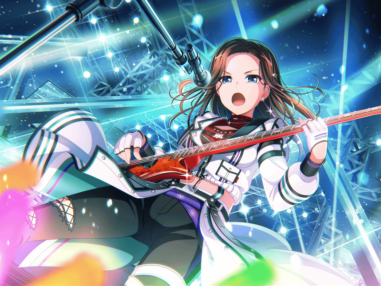 バンドリ ヴァイスシュヴァルツ SSP 輝き始めた星 レイヤ サイン