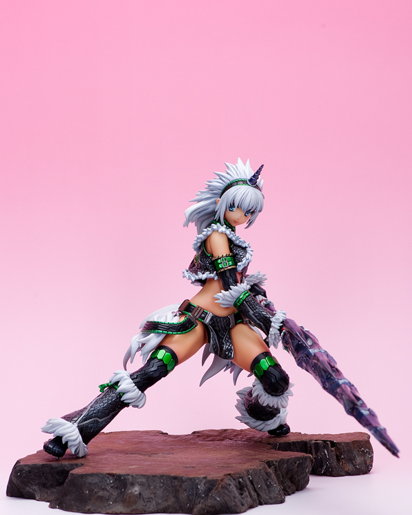 Yahoo!オークション - 1/5 片手剣×ベリオロス装備のハンター MH モン