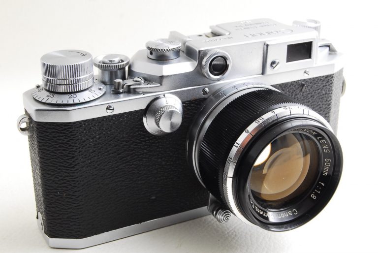 Canon ⅡD改（2D改）型 フォーカルプレーン式カメラの各種ボタン類の