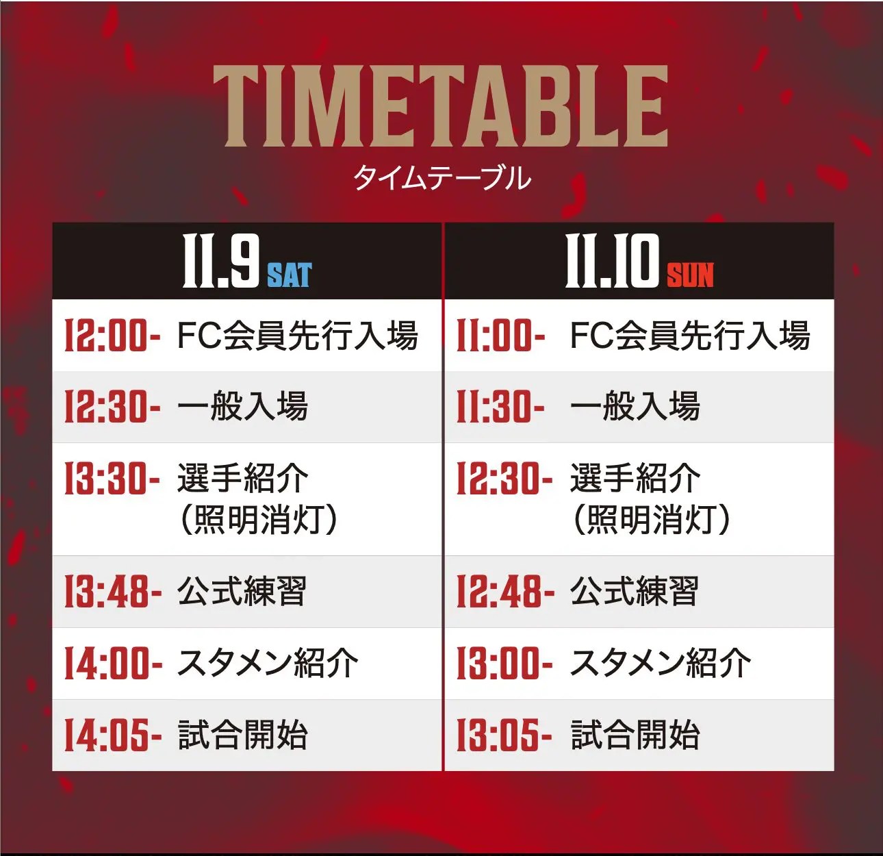 第5節（11/9-10）トライデンツキッチン・駐車場について | 【公式】VC