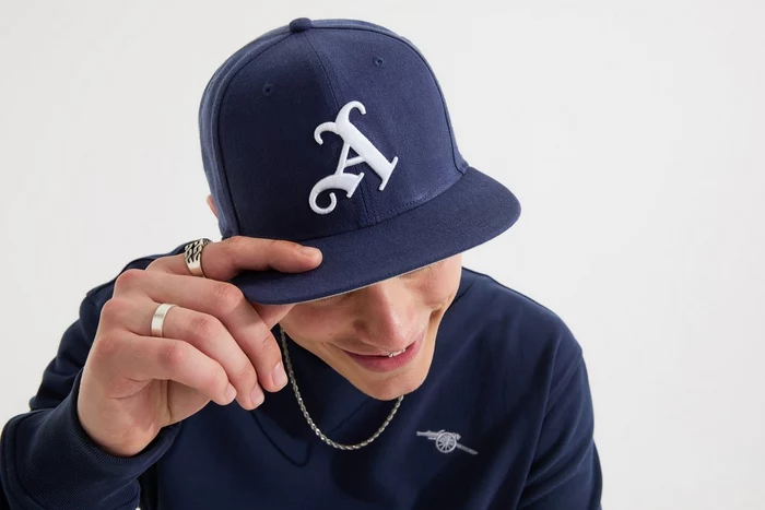 Arsenal 47 Navy Snapback Gothic A Cap | Official Online Store