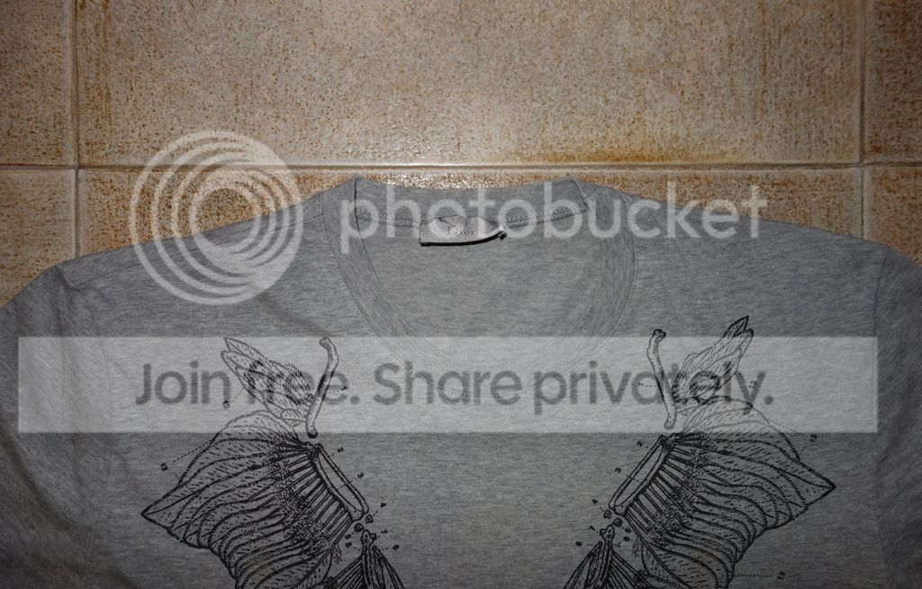 Dior Homme Runway SKELETON ANGEL WING T-shirt L 7H3362890091 by