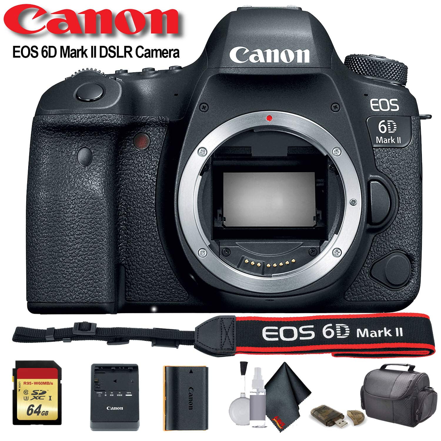 Canon EOS 6D Mark II WiFi Enabled Digital SLR Camera Body with