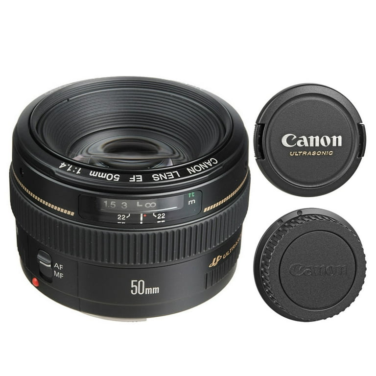 Canon EF 50mm f/1.4 USM Lens with High-Refractive Elements and