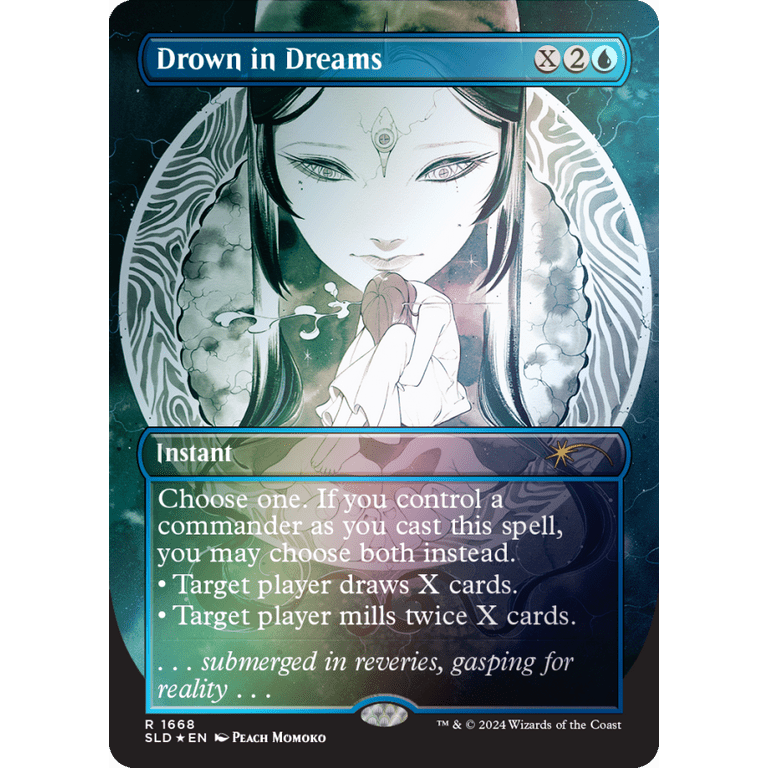 Magic the Gathering Secret Lair Featuring: Peach Momoko Foil