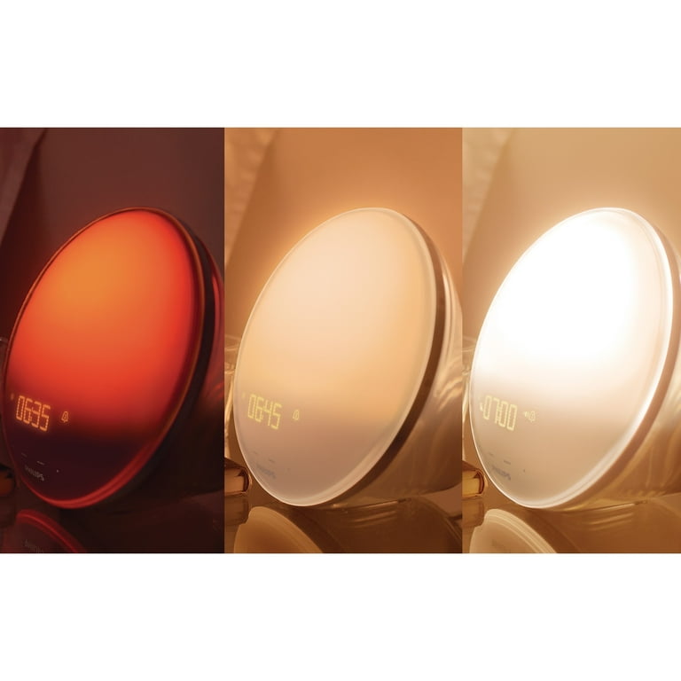 Philips Wake-up Light with Colored Sunrise, Sunset Simulation and