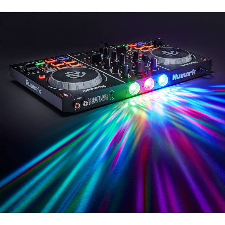inMusic Brands Numark Party Mix DJ Controller with Built-In Light