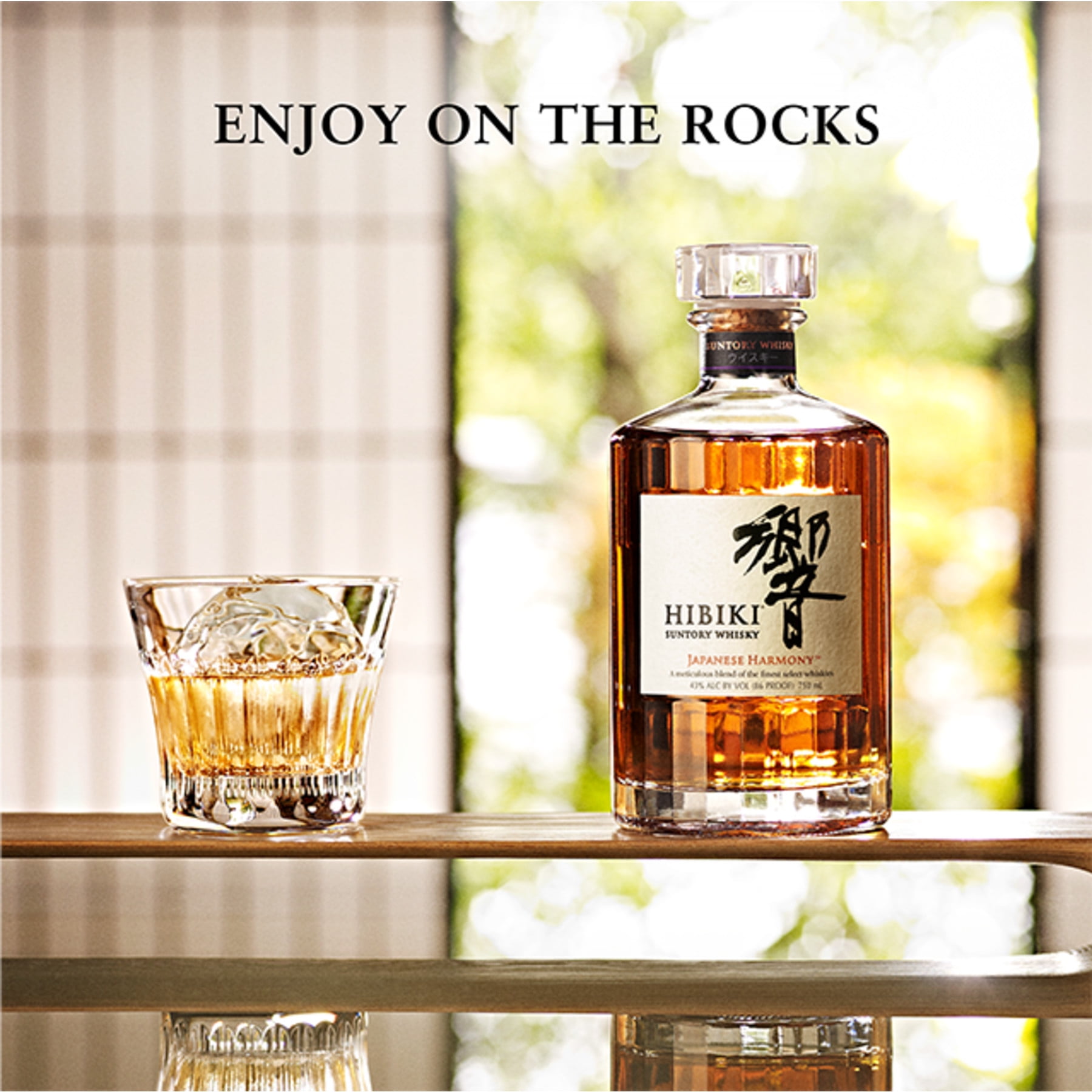 Hibiki Suntory Whisky Japanese Harmony, 750 ml Bottle, 43% ABV