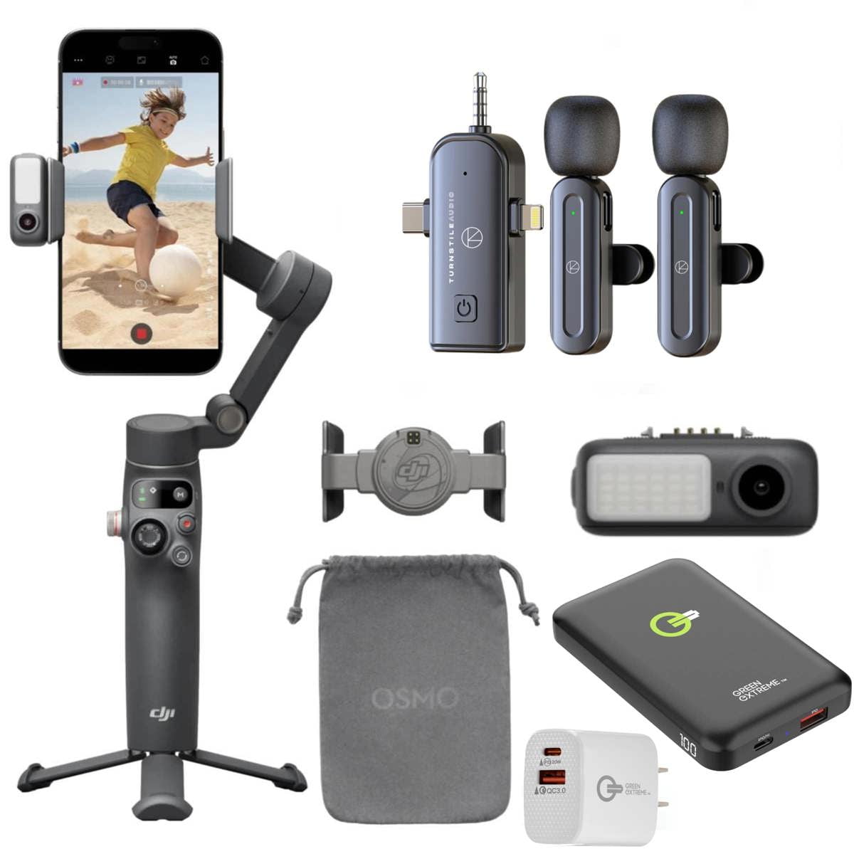 DJI Osmo Mobile 7P Gimbal Stabilizer for iPhone, Android, Native
