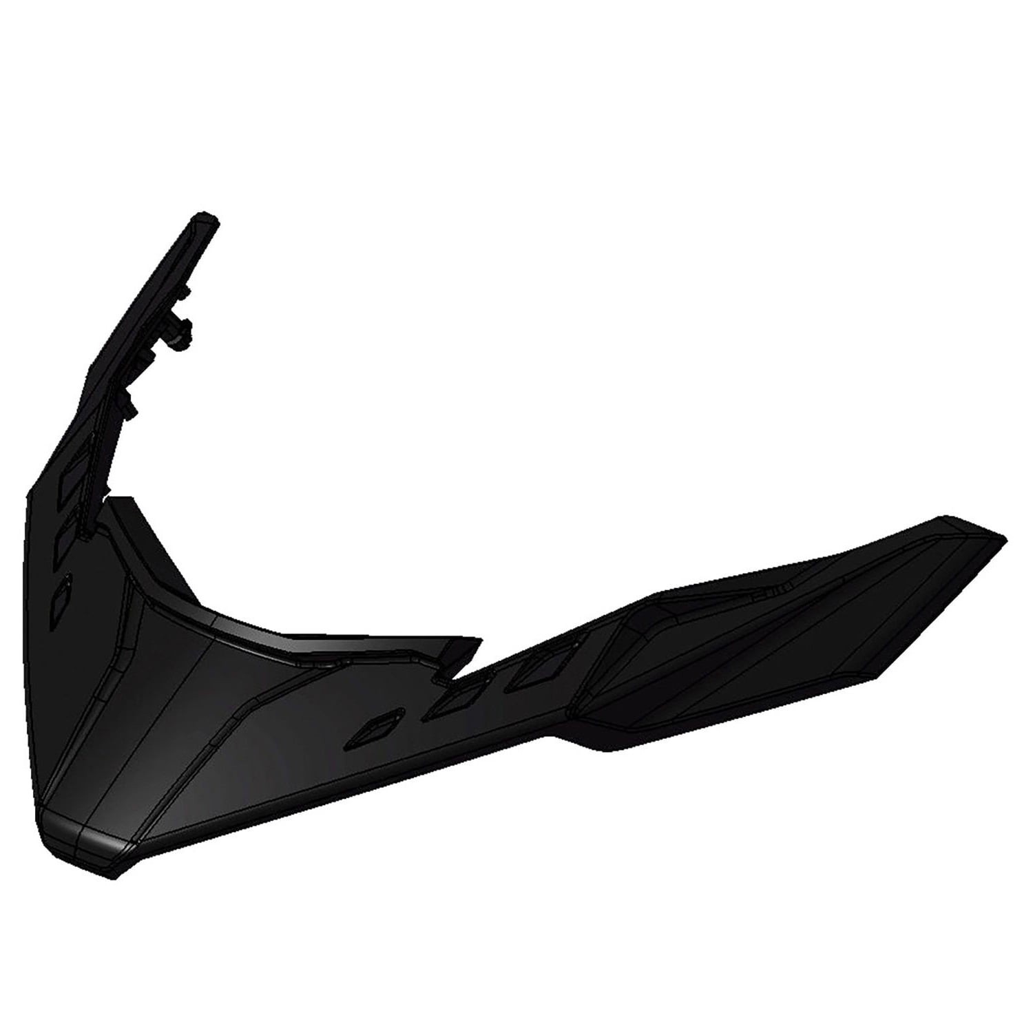 Ski Doo Oem Parts PowerMadd By Cobra Gen4 14 In. Low Windshield