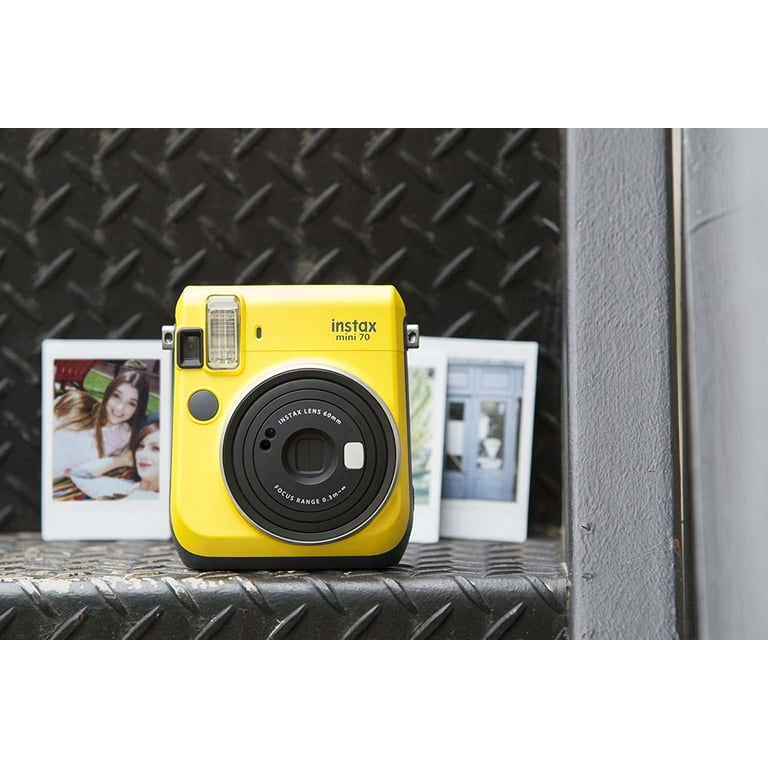 FUJIFILM 16496122 Instax(R) Mini 70 Instant Camera (Yellow