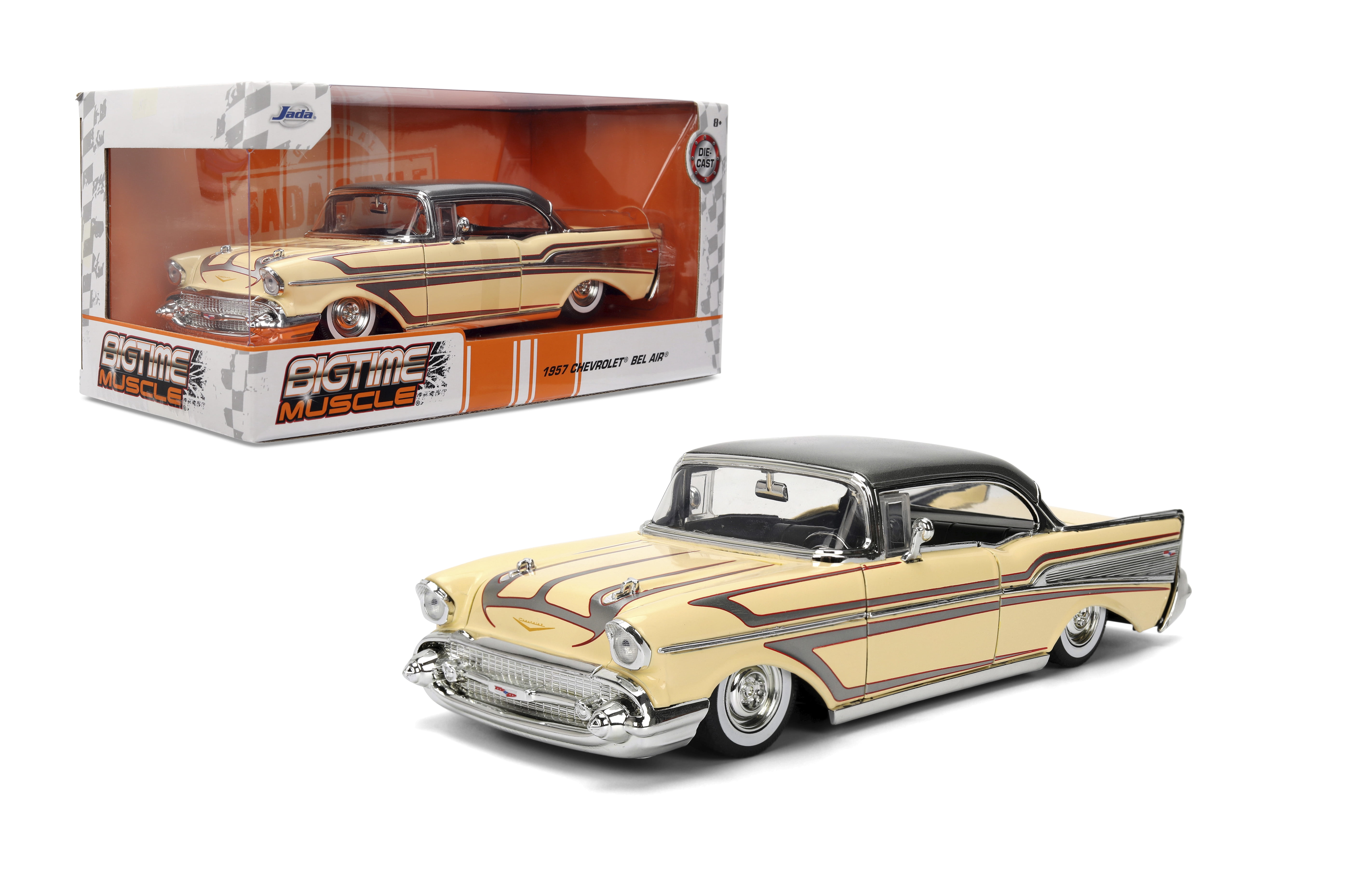 Jada Toys Chevrolet 1:24 Scale '57 Chevy Bel Air Diecast Car