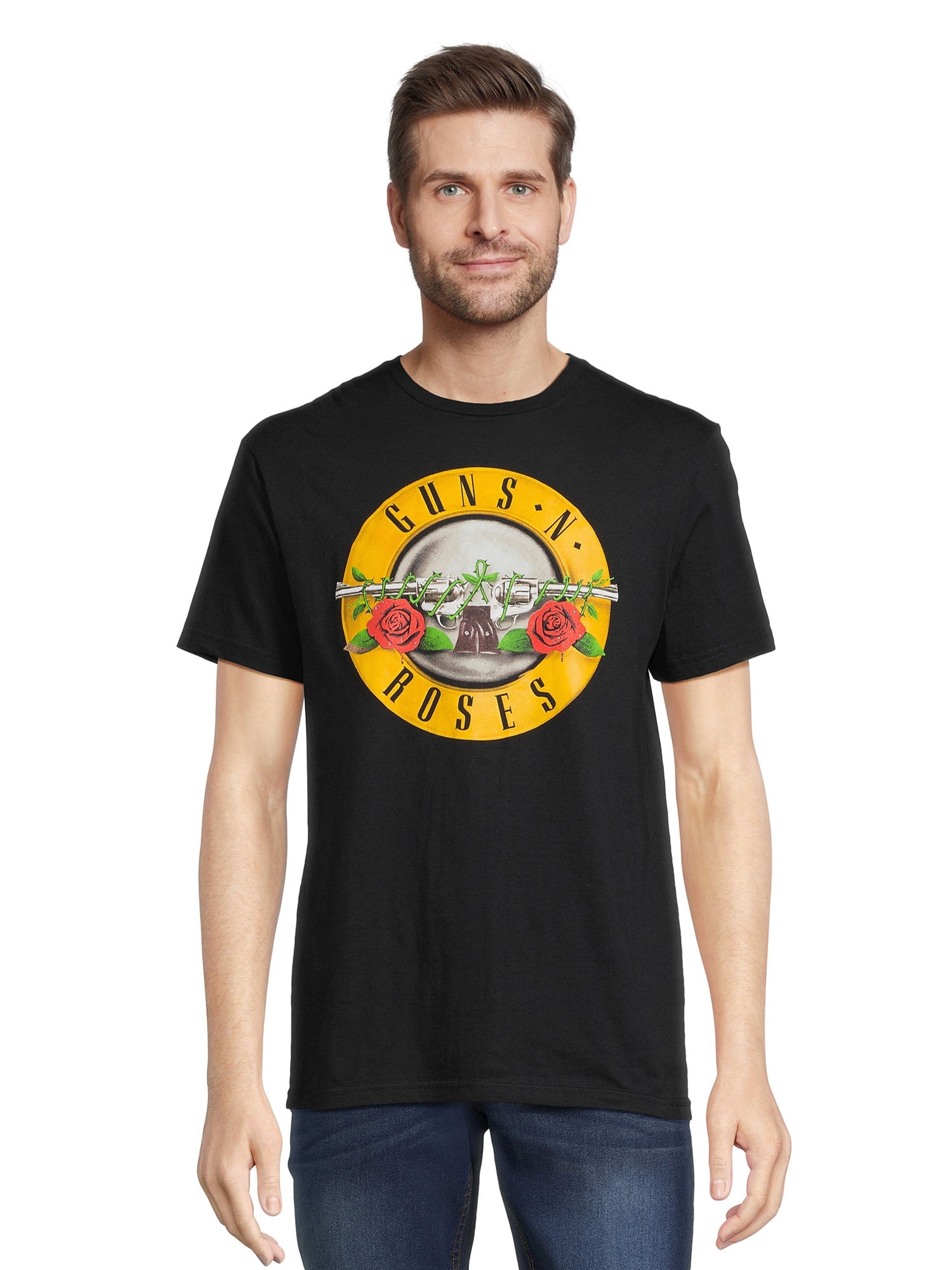 Guns N' Roses Icon Men's & Big Men's Graphic Tee with Short