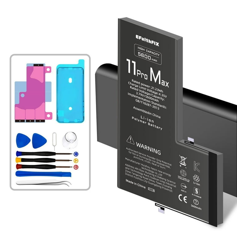 LRSE iPhone 11 Pro Max Battery Replacement, 4580mAh High Capacity