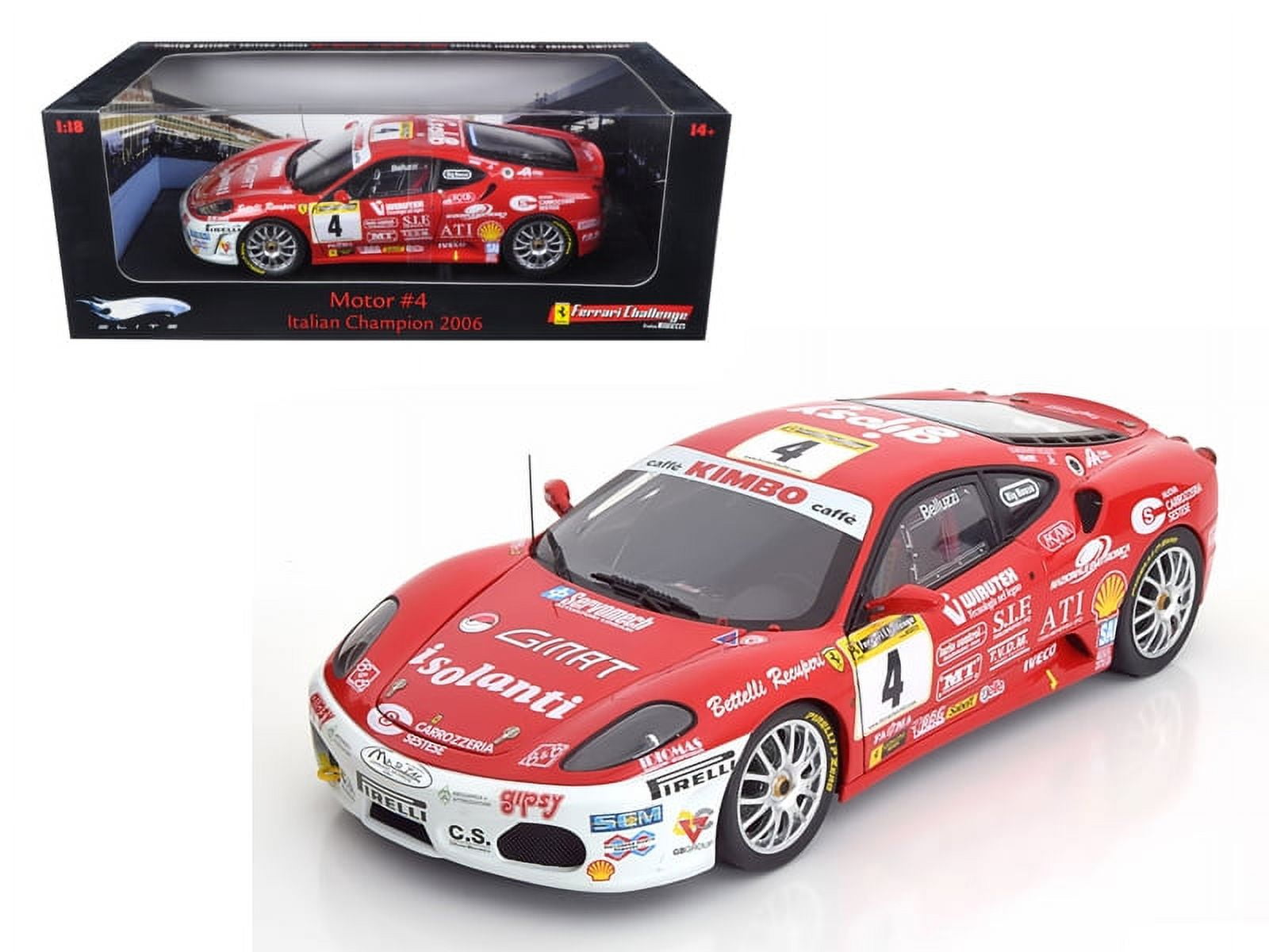 ミニカー FERRARI F 430 CHALLENGE 1:18 ミニカー MATTEL FERRARI F430