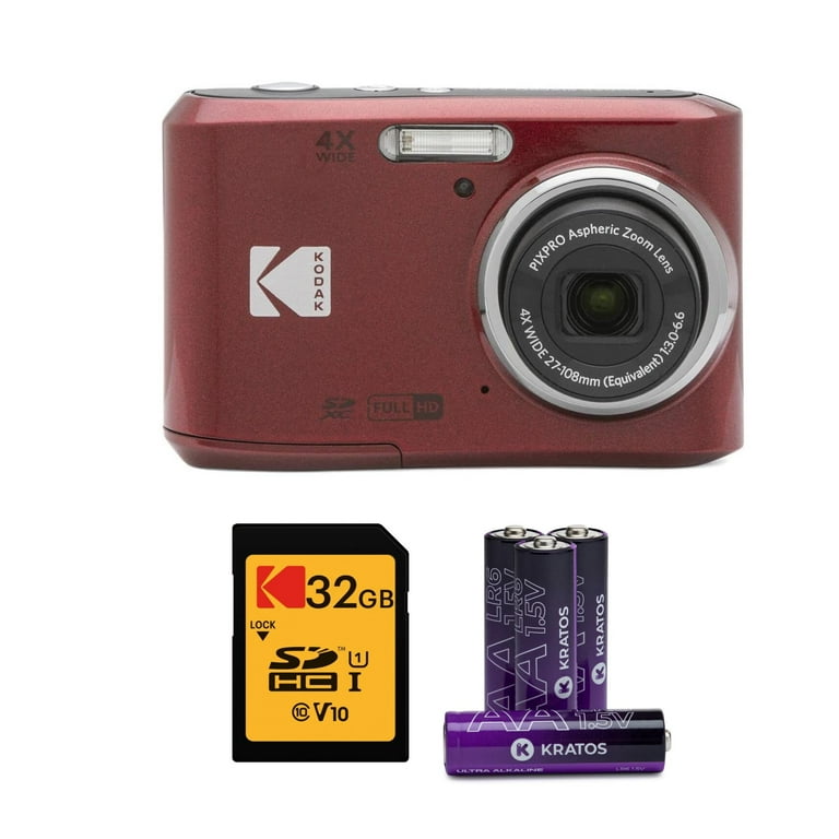 デジタルカメラKodak PIXPRO FZ43 RED 【公式通販】