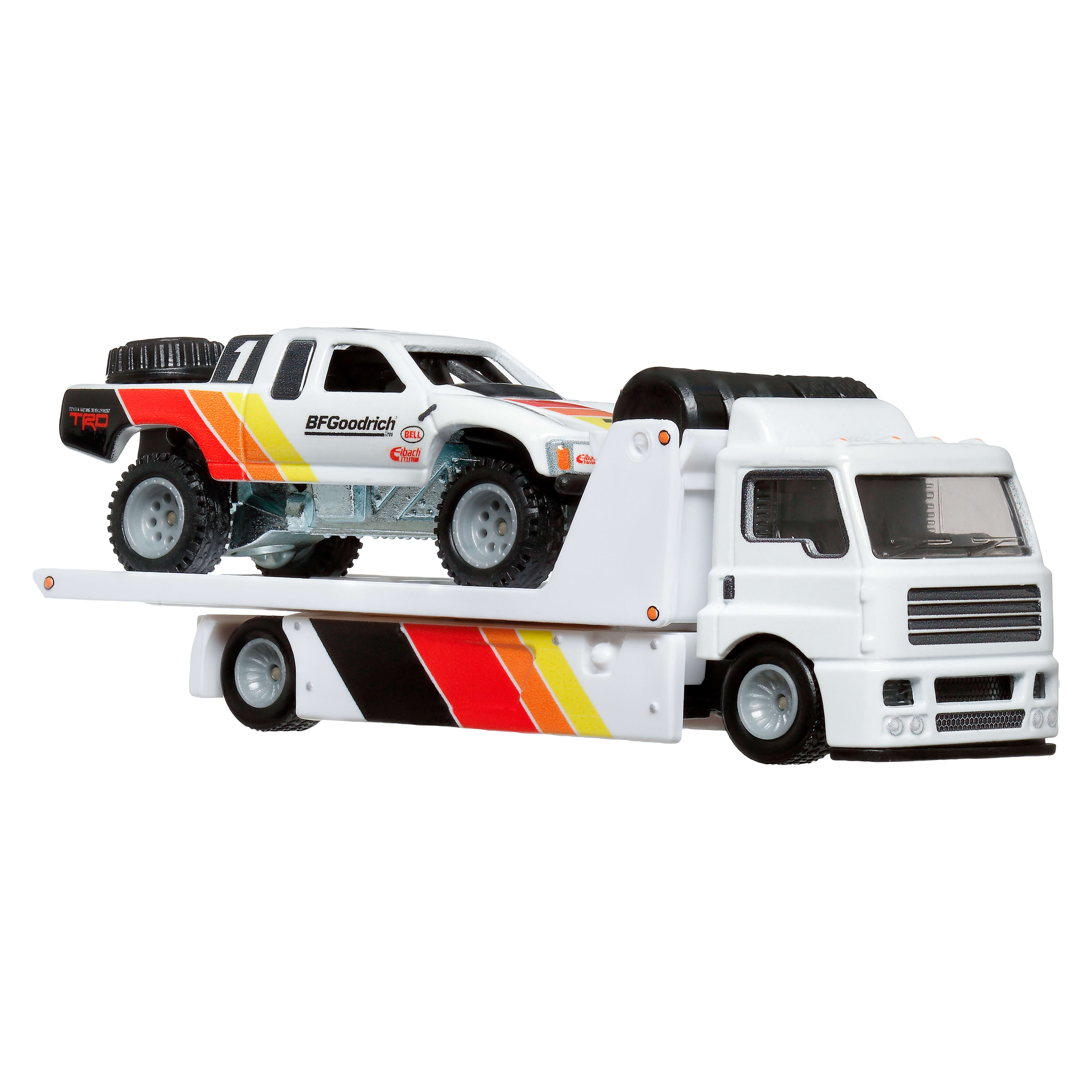 Hot Wheels Team Transport Truck & Race Car, Gift for Racing