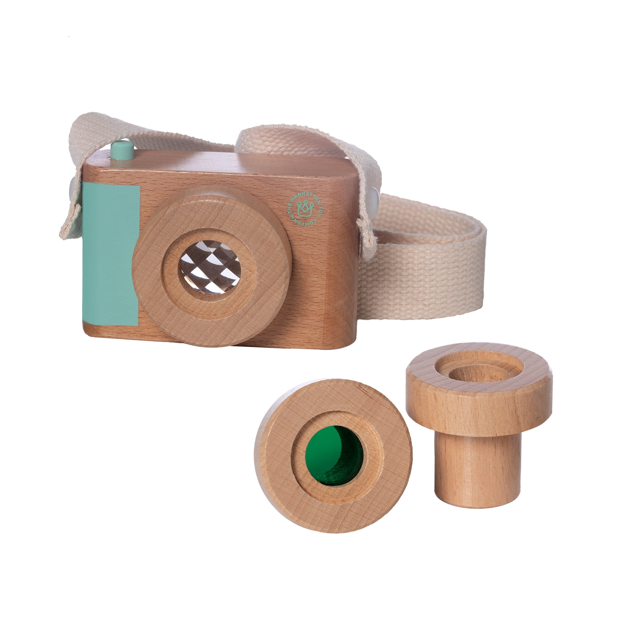 Manhattan Toy Natural Historian Wooden Camera Pretend Time Play