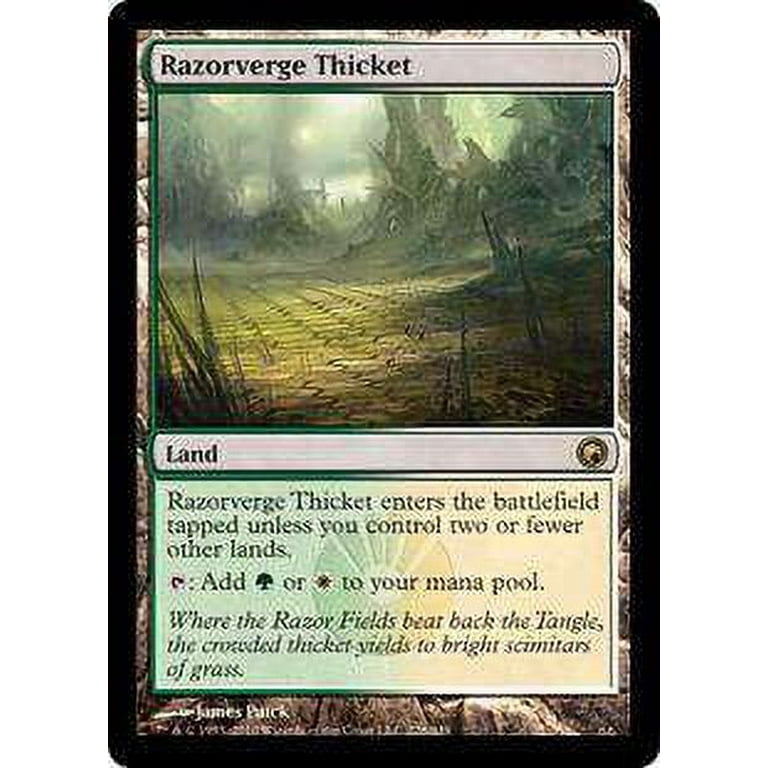 MtG Scars of Mirrodin Rare Razorverge Thicket #228 - Walmart.com