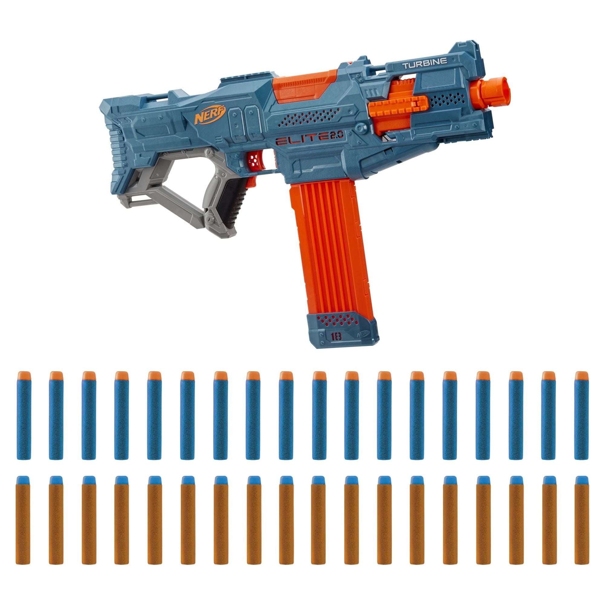 Nerf Elite 2.0 Turbine CS-18 Motorized Blaster, 36 Darts