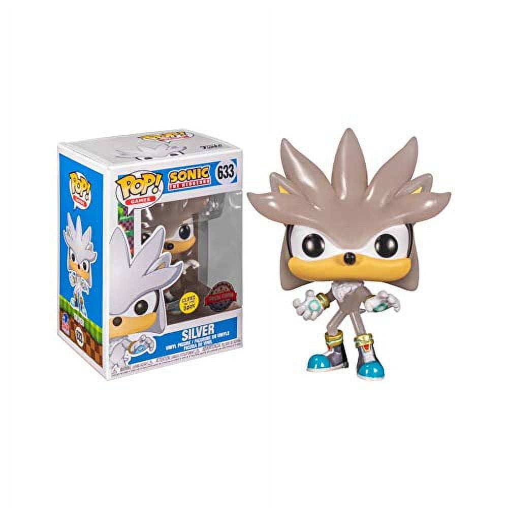 Funko POP! Games Sonic The Hedgehog - Silver [Glows in The Dark