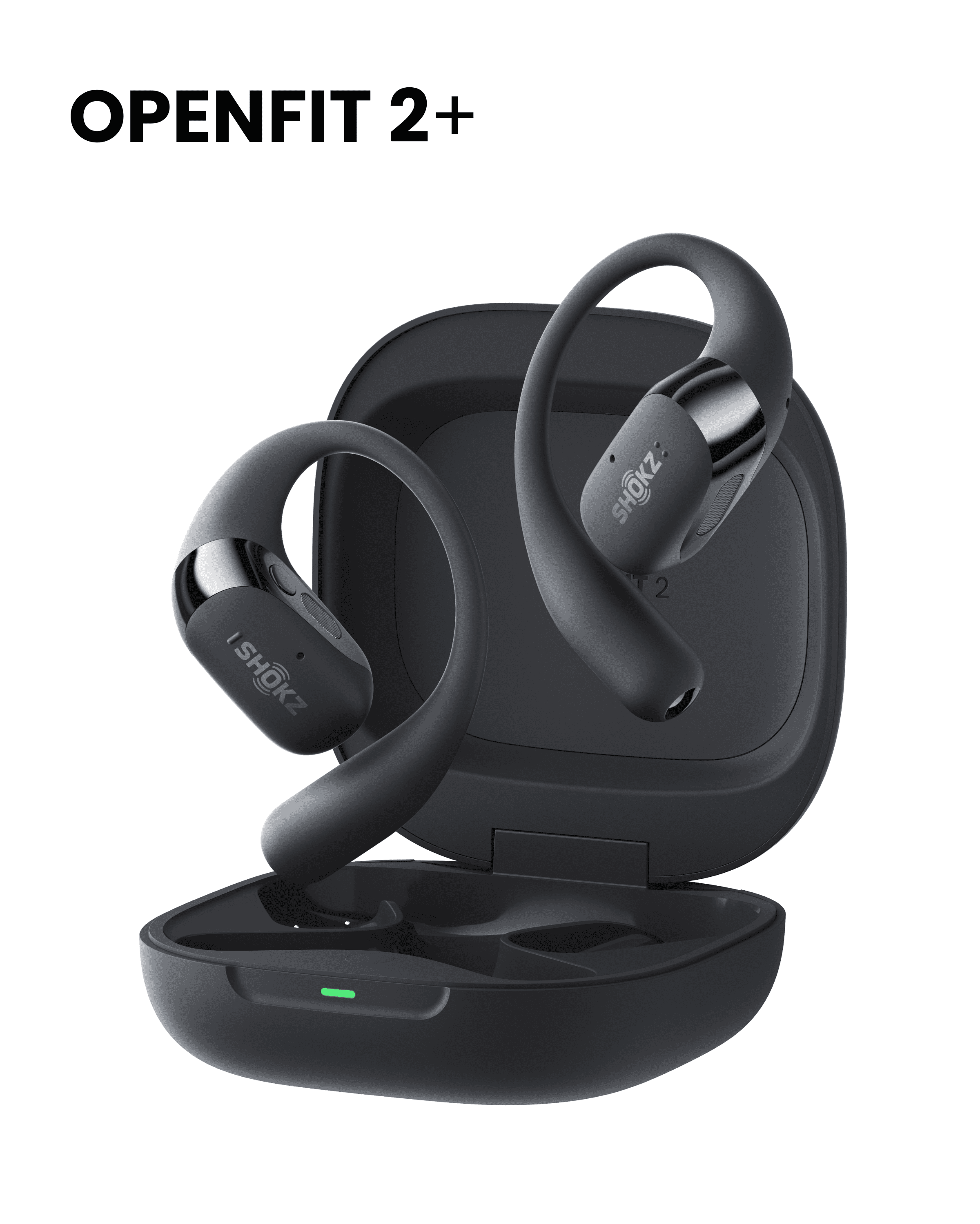 SHOKZ New OpenFit 2+ Open-Ear Headphones, Dolby Audio Enabled