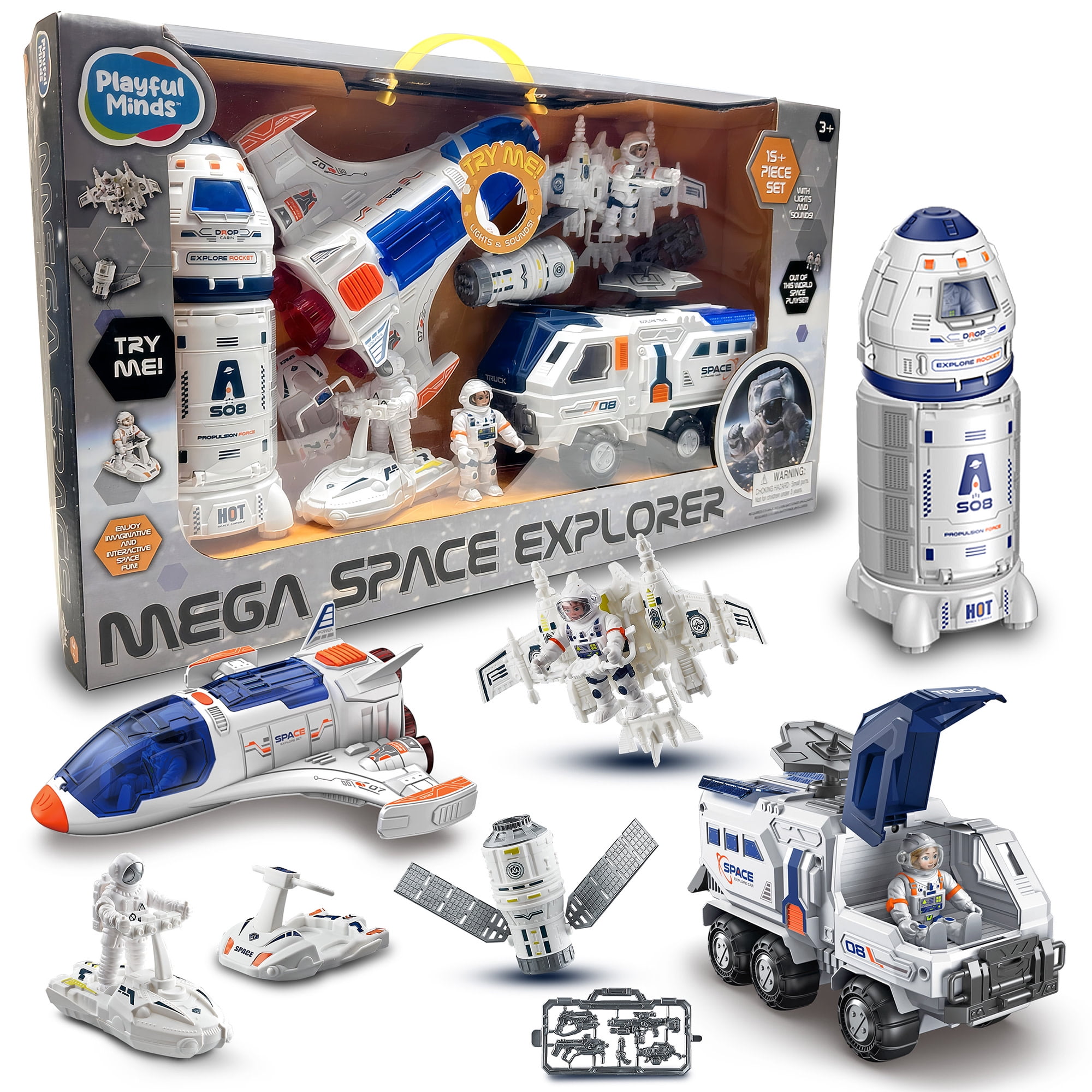 Playful Minds Vehicle Playsets - Kindergarten Space Learning