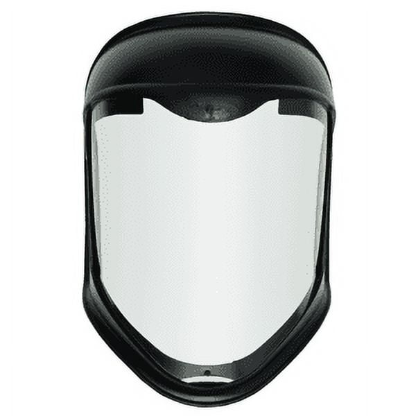 Uvex Bionic® Matte Black Face Shield with Hard Hat Adapter and