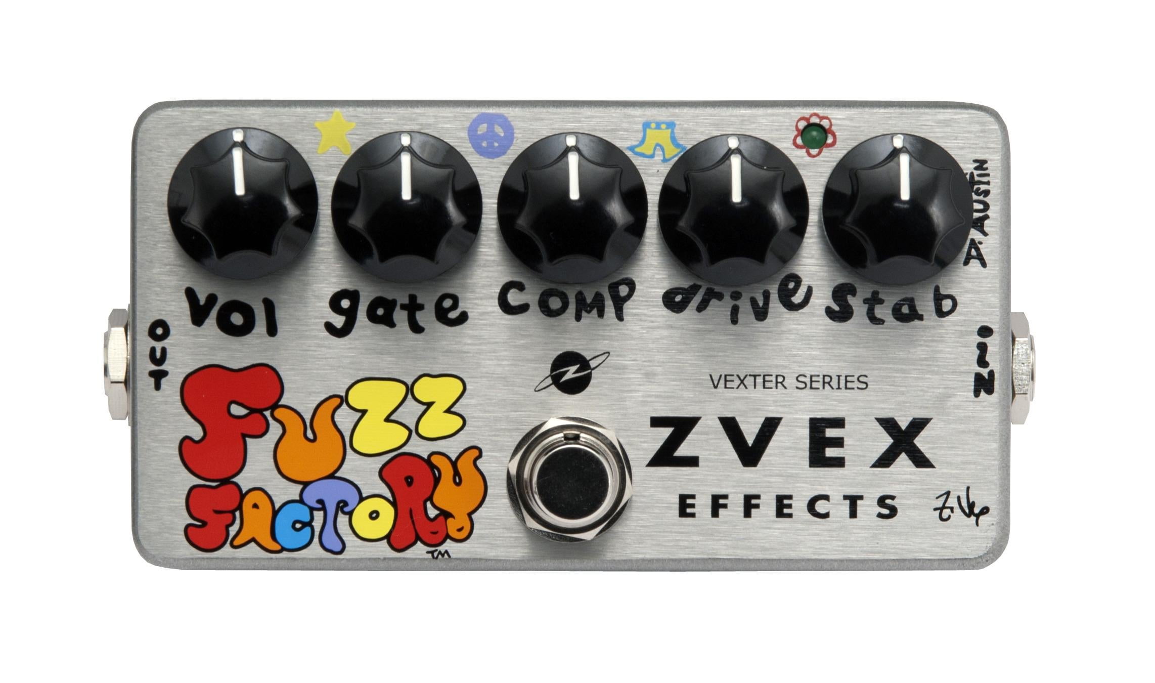 ZVex Effects Vexter Fuzz Factory Guitar Pedal with Volume Control
