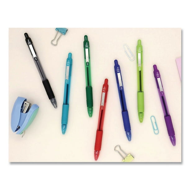 Zebra Z-Grip Ballpoint Pen, Retractable, Medium 1 mm, Assorted
