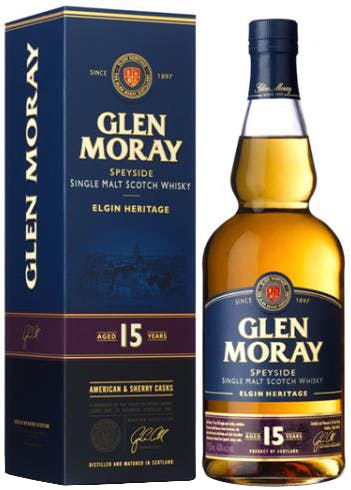 Glen Moray Single Malt Scotch Whisky 15 year old 750ml - Liquors Inc.