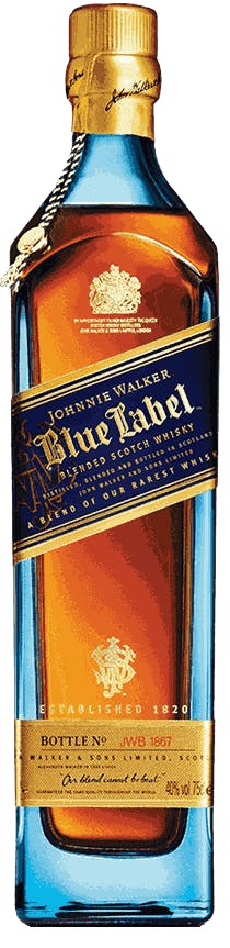 Johnnie Walker Blue Label Blended Scotch Whisky 50ml - M & M
