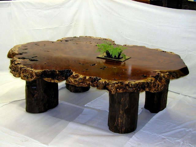 花梨 天然木 一枚板 瘤 瘤杢 花台 座卓 テーブル ￼ kumacraft専用