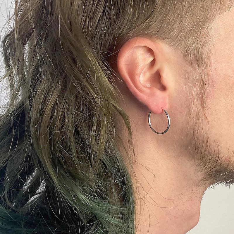 シルバーフープピアス - IBUQUI 下北沢にあるオーガニックアクセサリー