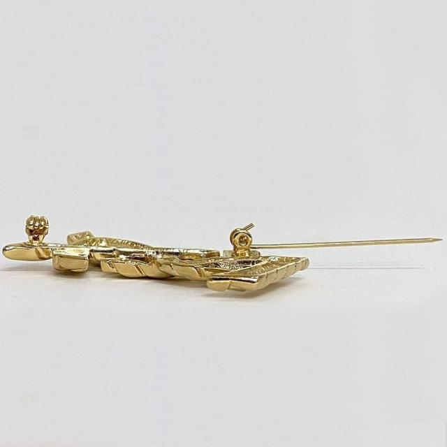 YSL ゴールドロゴブローチ 【公式通販】